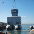 Barge Landing y lanzamiento de Airbag inflable de la nave